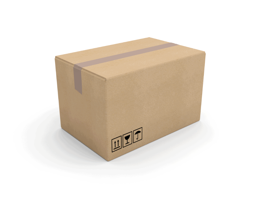 unopened cardboard box